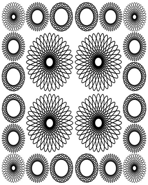 Coloring wallpaper lets you put your coloring art on the wall, where you can share it with everyone. Free Printable Spirograph Style Coloring Page for Adults ...