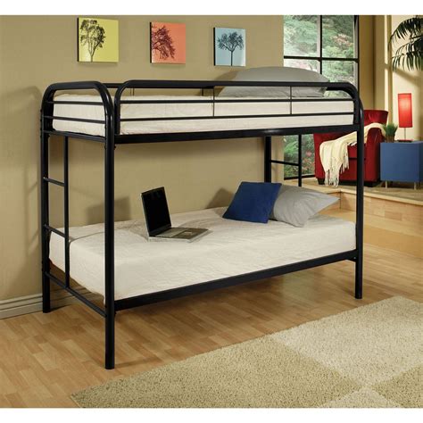 A taller bed looks more imposing and formal, while a lower bed frame opens. Cheap Twin Bunk Bed Mattress - Popular Interior Paint Colors Check more at http://billiepiperfan ...