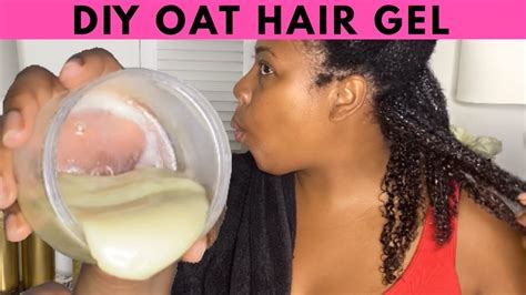 This natural hair gel is a hit at our house. DIY Oatmeal hair Gel | Oatmeal for Dry Hair - YouTube