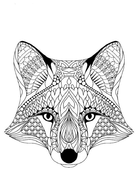 Get your crayons out and start coloring! Geometric Dog Coloring Pages | Fox coloring page, Animal coloring pages, Dog coloring page