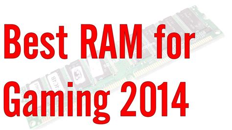 We did not find results for: Best RAM for Gaming 2014 - YouTube