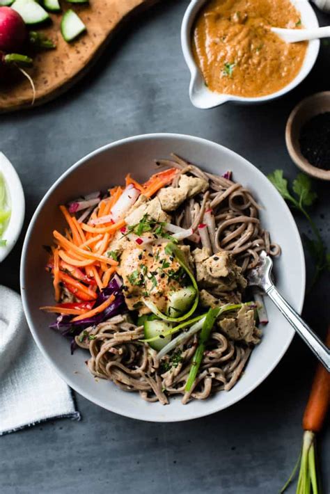 Maybe you would like to learn more about one of these? Soba Noodles and Chicken with Spicy Peanut Sauce | Kitchen ...