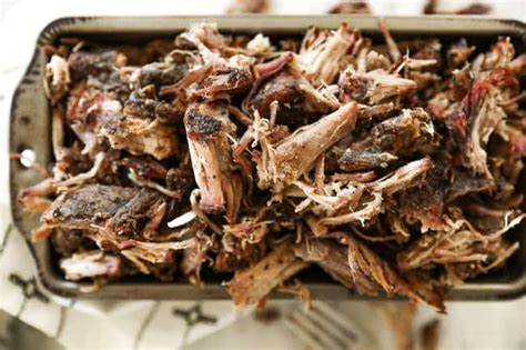 Add the vinegar to the slow cooker by pouring it to the side, no over the roast. Smoked Pork Shoulder (Paleo, Whole30 + Keto) | The Real Simple Good Life