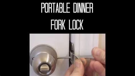 Most of these type of doorknobs with a hole is used with the interior doors of the houses. How To Lock a Door Without a Lock | Diy lock, Diy security ...