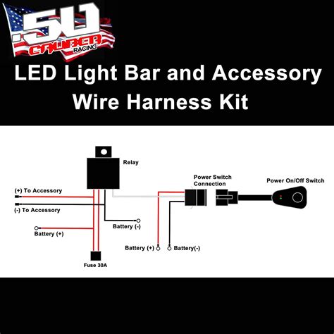 How to wire a relay. Universal Light Bar 12V Wire Harness Kit with 40 amp Relay ...