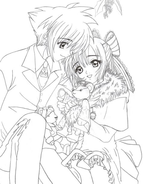 This anime boys coloring pages will helps kids to focus while developing creativity motor skills and color recognition. T Shirt Emo Coloring Pages 270061 Anime Couple Coloring ...