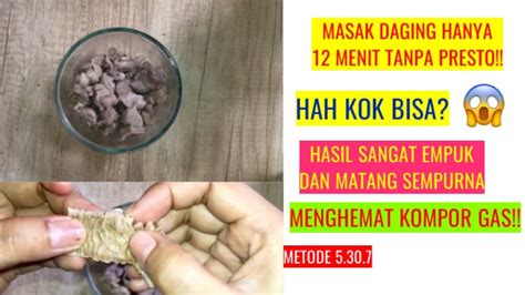 Maybe you would like to learn more about one of these? WOW! TANPA PRESTO, MASAK DAGING CUMA 12 MENIT EMPUK BANGET ...