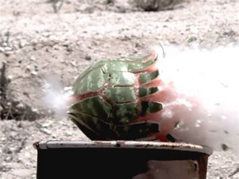 The more you damage the body. 50 Cal vs Watermelons Super Slow Motion - YouTube