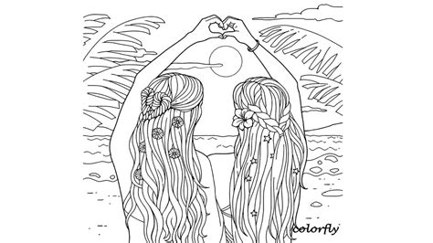 Anime bff best friends anime best friends icon by helena. 10 Best Free Printable BFF Coloring Pages for Kids and Adults