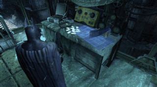 After speaking to the chap he will leave a symbol on the ground. Batman: Arkham City Riddler guide: Page 25 | GamesRadar+