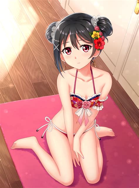 Yuuna and the haunted hot springs ova. Wallpaper : anime girls, Yazawa Nico, short hair, bikini ...