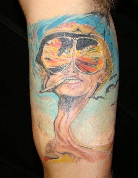A colorful background on watercolor tattoo designs. Fear and Loathing in Las Vegas I did several years ago ...
