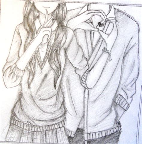 Pic for simple rhclassnet easy anime couple drawing in. Cute Anime Couple Drawing at GetDrawings | Free download