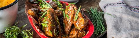 We offer the best wings ever! Serving Kirlands Mesquite Party Wings - Plan Your Super ...