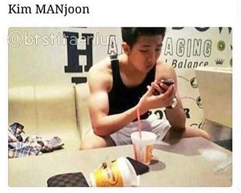 If each member of bts. wHAT A MEAL (con imágenes) | Namjoon, Bts predebut, Namjin