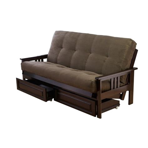 The futon covers are made from some of the finest upholstery fabrics produced in the home furnishing industry. Full Chicago Coil Spring Mattress Futon with Drawers Olive ...