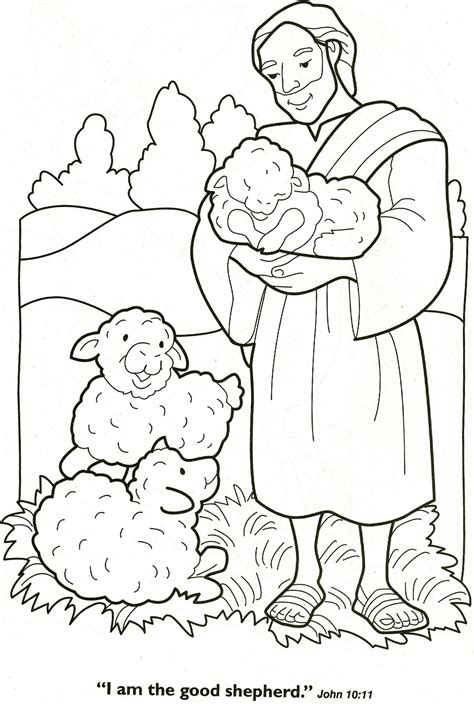 The house built upon the rock. Jesus the Good Shepherd Coloring Page Best Of Jesus the ...