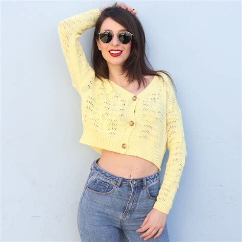 CROPPED KNIT CARDIGAN-in Cardigans from Women's Clothing on Aliexpress.com | Alibaba Group