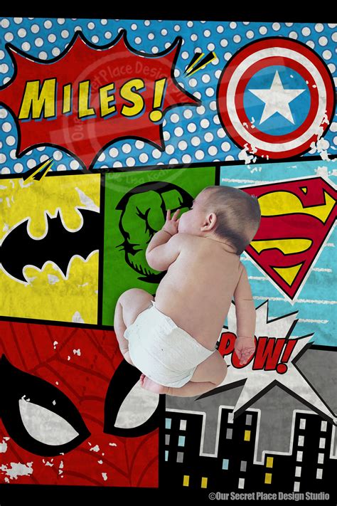 They can dream of something as exotic as the fight against aliens from another planet or as. Personalized Blanket for Kids Superhero Crib Bedding Boy ...