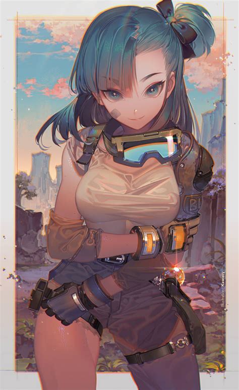 You can also click on the button that floats on the right side of the screen. ART Bulma, by kawacy on DeviantArt (Dragon Ball) : manga