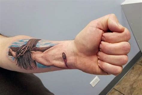 More images for jesus tattoo on forearm » ️ ️ Jesus Tattoo Ideas That Don't Suck—100 Meaningful ...