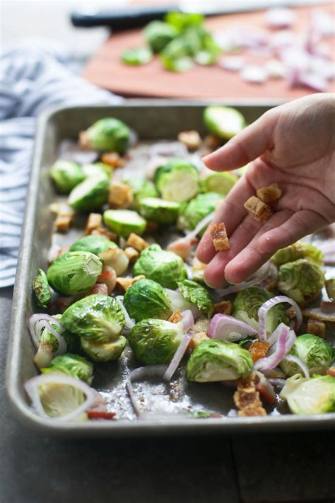 In same pan with bacon fat, melt. Easy Brussels Sprouts With Bacon Recipe | POPSUGAR Food