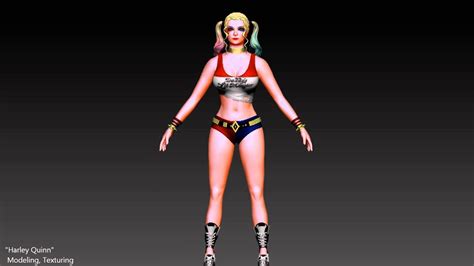 Polygons, burr, & brain teasers Harley Quinn 3D Model by Michael Queypo Galapon - YouTube