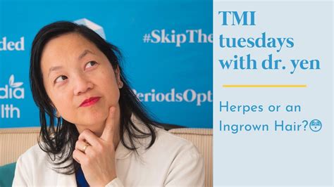 Normally, herpes will be smaller than an ingrown hair. TMI Tuesday - Herpes or an Ingrown Hair? 😳 - YouTube