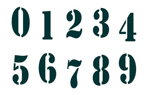 Number stencils set number stencils: 9 Best Number 3 Stencils Printable - printablee.com