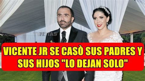 Hijo del ranchero ramón fernández y el ama de casa paula gómez de fernández. VICENTE FERNANDEZ JR SE CASÒ sin SUS PADRES ni DOS DE SUS ...