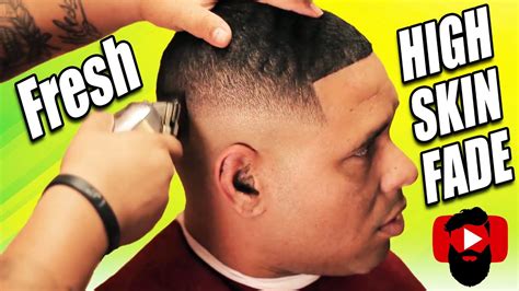 The high top widow's peak is a good fit for men who are starting to slightly recede at the hairline. *CLEAN! High Skin Fade | Learn to Cut Urban Styles | HQ ...