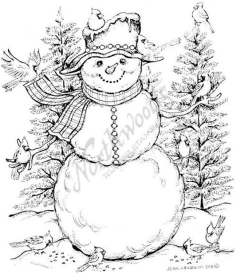 Snowman is definitely one of the most known symbol of the winter and more often a symbol of christmas for almost everyone, including adults and children. Northwoods Rubber Stamps - Wood Mounted - Cardinal Snowman ...