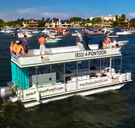 Unexpected thrill for a big city: Party boat Fort Lauderdale | Boat party, Pontoon party ...