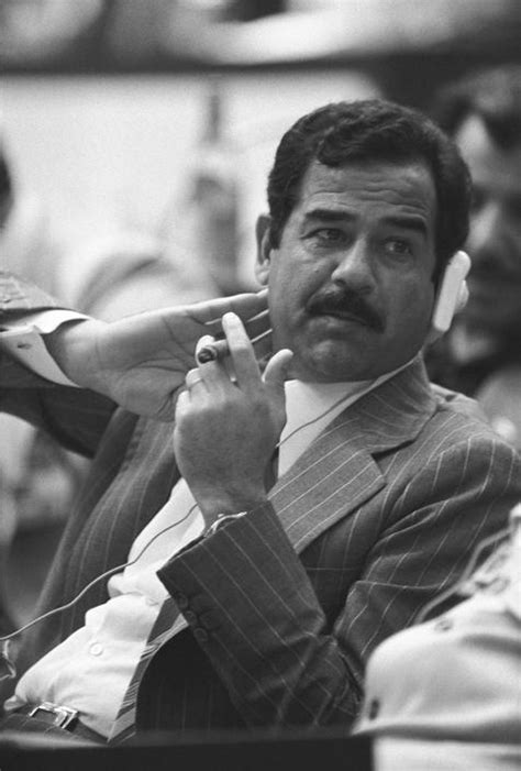 Saddam hussein used the un's oil for food program for his own ends, starving his own people and france and germany opposed the war because they had huge oil investments with saddam hussein. Saddam Hussein | Tumblr