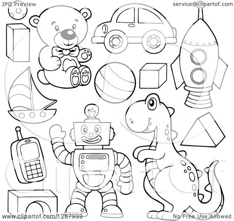 Check spelling or type a new query. Clipart of Black and White Shapes, Balls, Robots and Toys ...