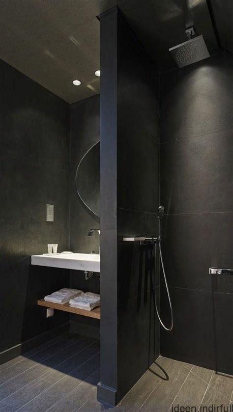 Schwarz zählt neben weiß zu den klassischen farben. Die Schönheit des schwarzen Badezimmers in best Bildern! # ...