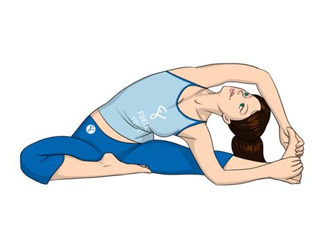 Find tips, benefits, modifications, prep poses and related exercises. Revolved Head to Knee Yoga Pose - Forte Yoga