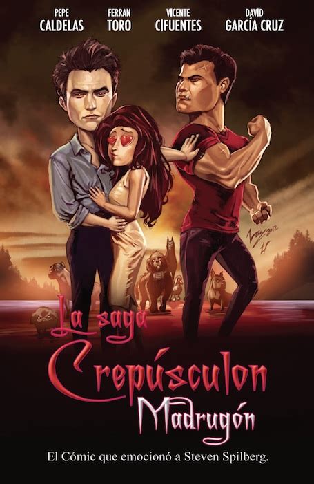 A felicidade dos dois parece não ter limites. Los libros vuelan: Saga crepúsculo en parodia!