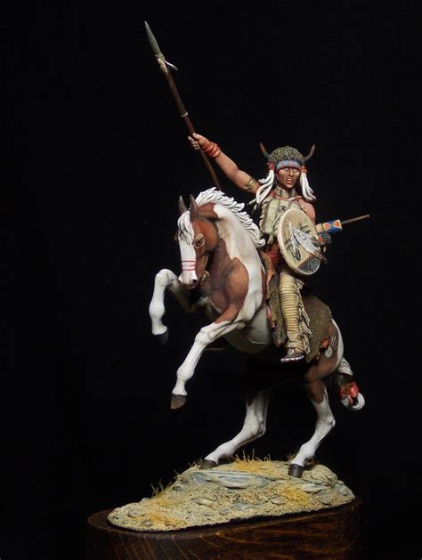 Cheyenne Warrior by Vladimir Glushenkov · Putty&Paint