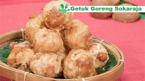 1 kg ketela (singkong) pohong, 2 sdm garam, minyak goreng, toping, gula putih/coklat (sesui selera). Resep Getuk Nyimut Kopong - Cara Membuat Cimol Mudah Dan ...