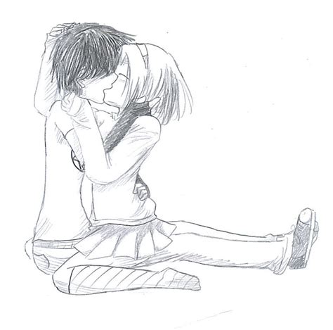 How to draw a anime couple love kissing so cute and romantic how to draw a anime couple love kissing so cute and. DeviantArt: More Like Cute Anime Emo Couple ^_^ by StrandedTal