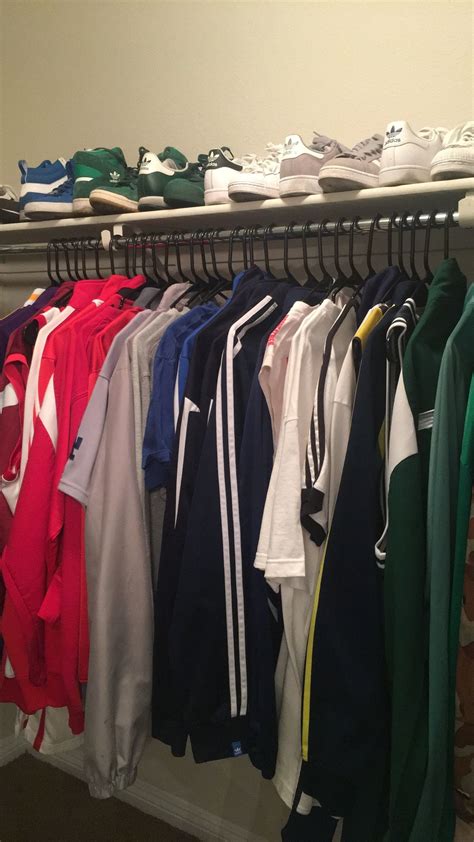 Think about your purchases as investments: Its fun to organize sweatsuits by color and neck style ...