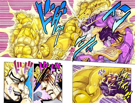 Jotaro and all the gang in series 6 except emporio is dead.but they are replaced by clones in the parallel world. Image - Jotaro Kujo (Chapter 264).jpg | JoJo's Bizarre ...
