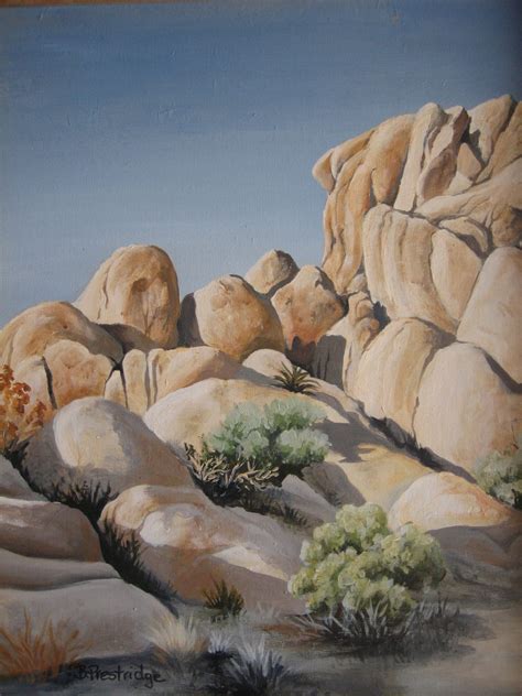 Sixth graders have finished their cave walls! Joshua Tree National Park, acrylic on canvas | Art ...