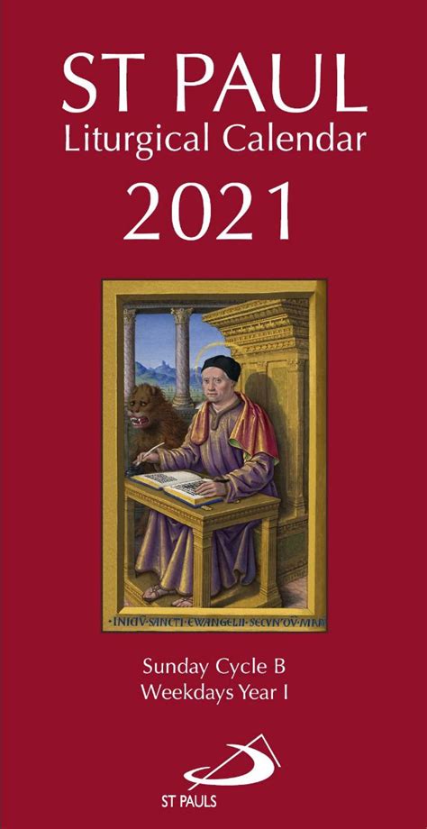 Last updated on march 1, 2020. ST PAUL LITURGICAL CALENDAR 2021