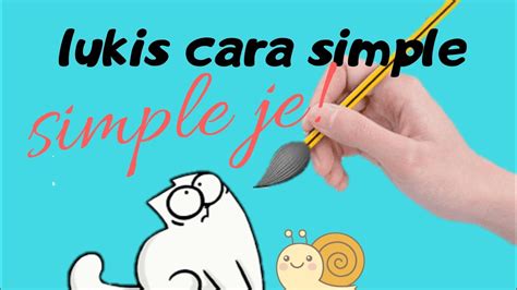 Cara menggambar kucing (how to draw a cat) hei, leave a message if you want me to draw something. Lukis lukis kucing @ الرسم قطة | art is fun - YouTube