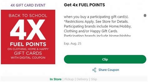 How do the kroger fuel points work? Kroger Promotions: Get $3 Off Activation Fee with Visa ...