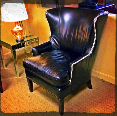 Shop ebay for great deals on wingback chairs. Black leather wingback chair | Leather wingback chair ...