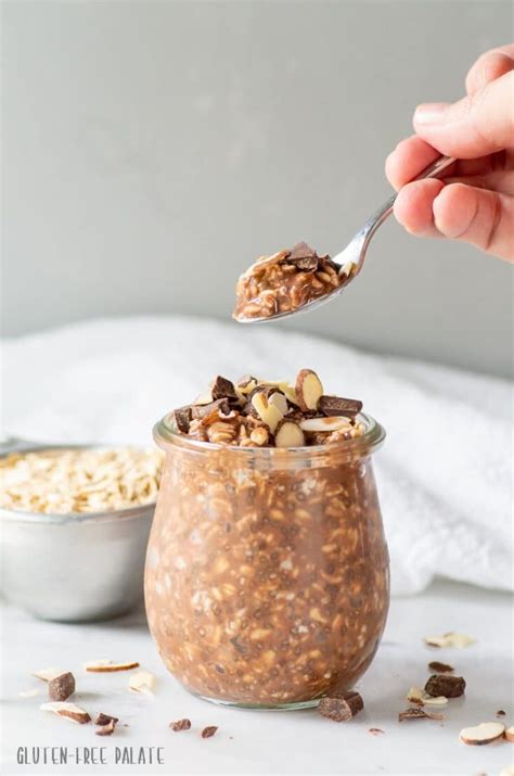 Overnight oats are raw rolled oats that have been soaked overnight with milk with a handful of other ingredients. Low Calorie Overnight Oats Chocolate : Chocolate Protein ...