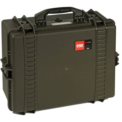 Vanntett militær stil hard sak med skuminteriør for kameraer testinstrumenter og tilbehør cod. HPRC 2600F HPRC Hard Case with Cubed Foam HPRC2600FOLIVE B&H